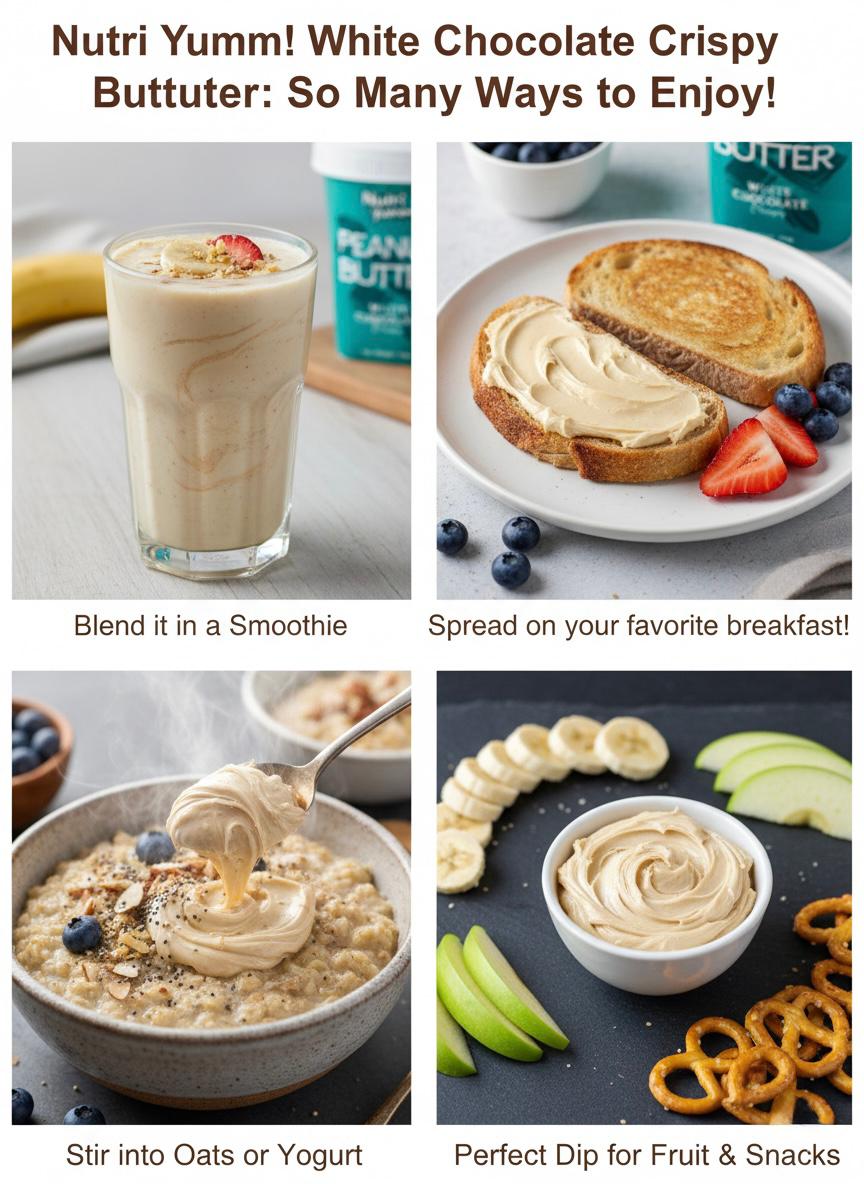 White chocolate crispy (1kg)