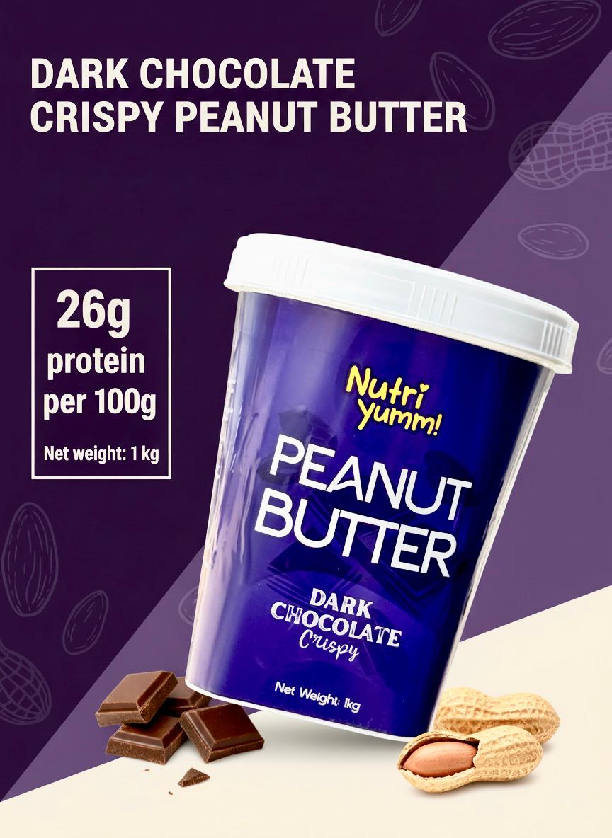 Dark chocolate crispy (1 kg)